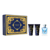 Versace pour Homme zestaw - woda toaletowa  50 ml + balsam po goleniu  50 ml + żel pod prysznic  50 ml 