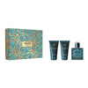 Versace Eros  zestaw - woda toaletowa  50 ml + żel pod prysznic  50 ml + balsam po goleniu  50 ml 