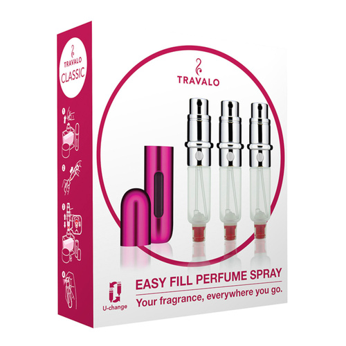 Travalo Classic HD Atomizer 3 x 5 ml - Pink