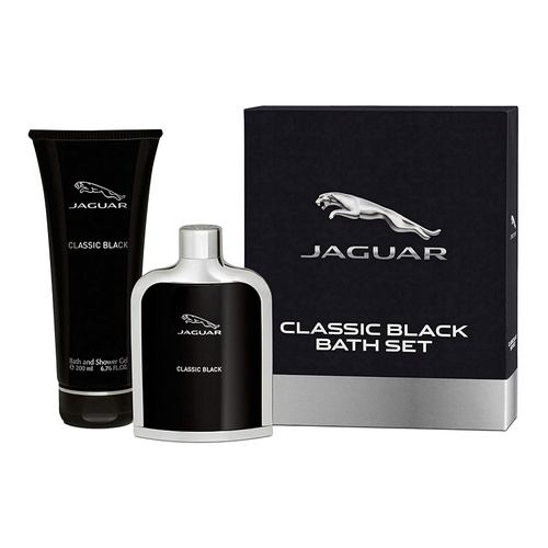 Jaguar Classic Black Zestaw woda toaletowa 100 ml + Żel pod prysznic 200 ml