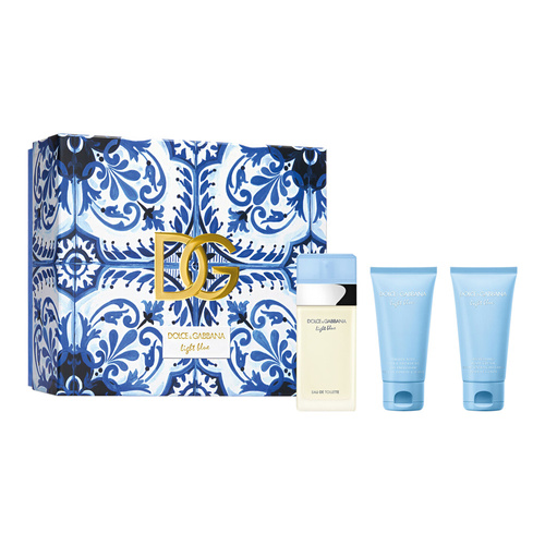 Dolce & Gabbana Light Blue zestaw - woda toaletowa  50 ml + balsam do ciała  50 ml + żel pod prysznic  50 ml