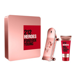 Carolina Herrera 212 Heroes Forever Young zestaw - woda perfumowana  80 ml + balsam do ciała 100 ml