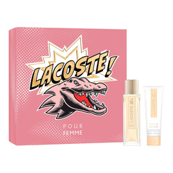 Lacoste pour Femme  zestaw - woda perfumowana  50 ml + balsam do ciała  50 ml