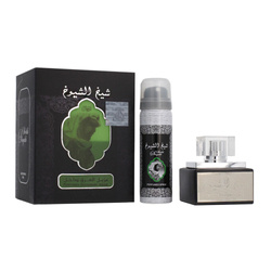 Lattafa Sheikh Al Shuyukh zestaw - woda perfumowana  50 ml + dezodorant spray  50 ml