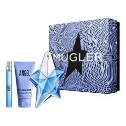 Mugler Angel  zestaw - woda perfumowana  50 ml + woda perfumowana  10 ml Refillable + balsam do ciała  50 ml