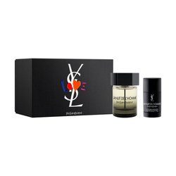 Yves Saint Laurent La Nuit De L'Homme zestaw - woda toaletowa 100 ml + dezodorant sztyft 75 g