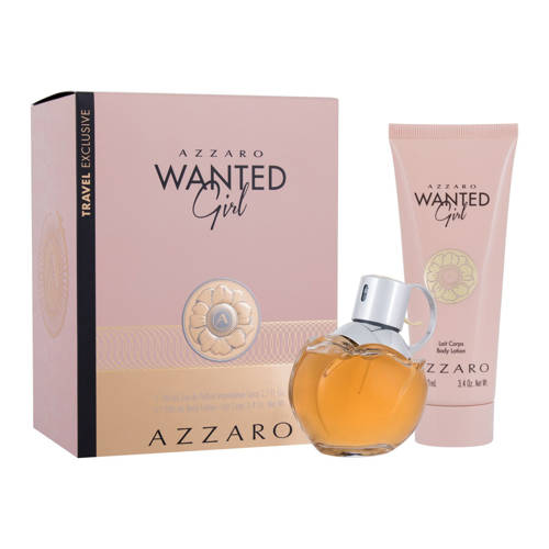Azzaro Wanted Girl zestaw - woda perfumowana  80 ml + balsam do ciała 100 ml
