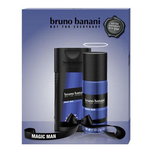 Bruno Banani Magic Man zestaw - dezodorant spray 150 ml + żel pod prysznic 150 ml