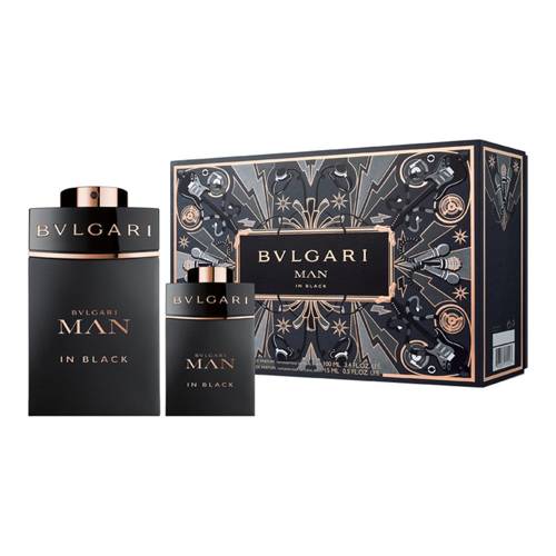 Bvlgari Man in Black  zestaw woda perfumowana 100 ml + woda perfumowana  15 ml