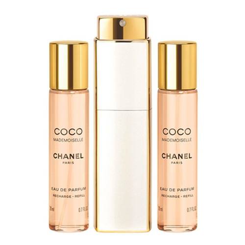 Chanel Coco Mademoiselle woda perfumowana  20 ml + woda perfumowana  2 x 20 ml - Refill wkład uzupełniający
