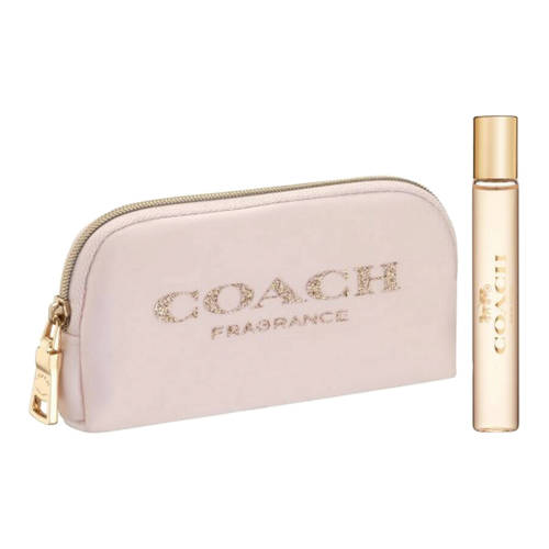 Coach Eau de Parfum zestaw - woda perfumowana   7,5 ml + mini kosmetyczka