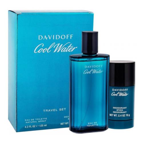 Davidoff Cool Water  zestaw - woda toaletowa 125 ml + dezodorant sztyft  75 ml