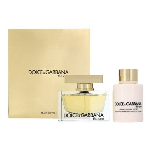 Dolce & Gabbana The One  zestaw - woda perfumowana  75 ml + balsam do ciała 100 ml