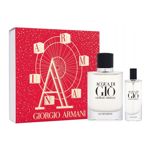 Giorgio Armani Acqua di Gio Eau de Parfum  zestaw - woda perfumowana 75 ml + woda perfumowana  15 ml