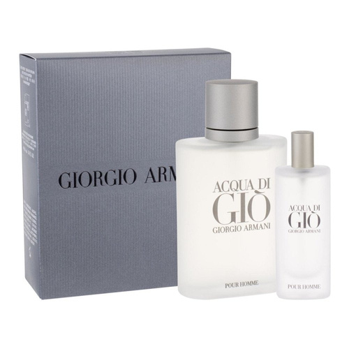Giorgio Armani Acqua di Gio pour Homme  zestaw - woda toaletowa 100 ml + woda toaletowa  15 ml