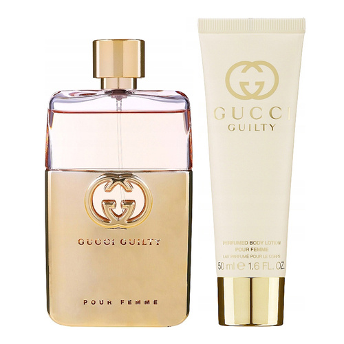Gucci Guilty Pour Femme zestaw - woda perfumowana  50 ml + balsam do ciała  50 ml