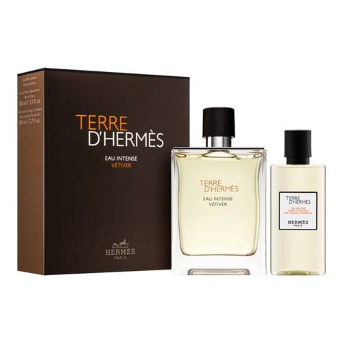 Hermes Terre d'Hermes Eau Intense Vetiver zestaw - woda perfumowana 100 ml + żel pod prysznic  80 ml 