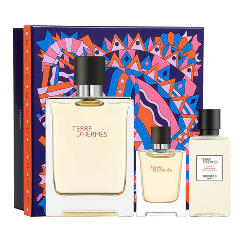 Hermes Terre d'Hermes  zestaw - woda toaletowa 100 ml + woda toaletowa 12,5 ml + woda po goleniu 40 ml 