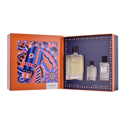 Hermes Terre d'Hermes  zestaw - woda toaletowa 100 ml + woda toaletowa 12,5 ml + woda po goleniu 40 ml 