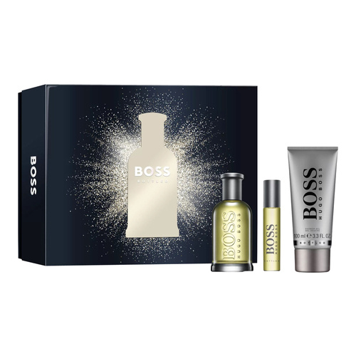 Hugo Boss Boss Bottled zestaw - woda toaletowa 100 ml + woda toaletowa  10 ml + żel pod prysznic 100 ml