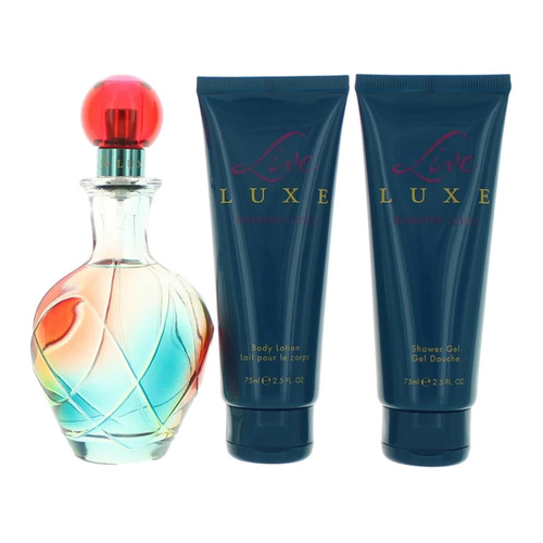 Jennifer Lopez Live Luxe zestaw - woda perfumowana 100 ml + balsam do ciała  75 ml + żel pod prysznic  75 ml