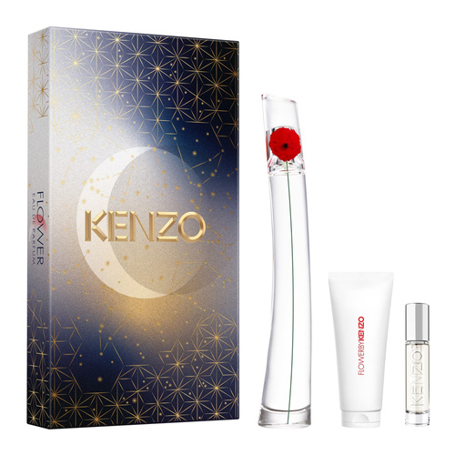 Kenzo Flower by Kenzo zestaw - woda perfumowana 100 ml + woda perfumowana  10 ml + balsam  75 ml