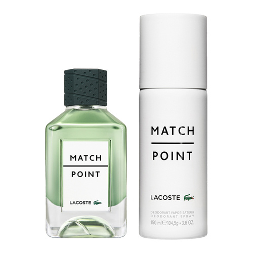 Lacoste Match Point zestaw - woda toaletowa 100 ml + dezodorant spray 150 ml