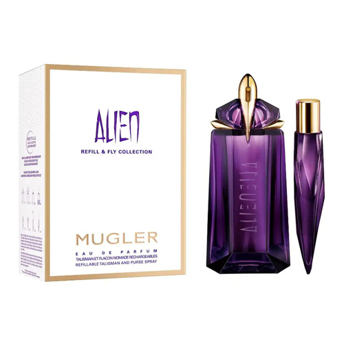 Mugler Alien zestaw - woda perfumowana  90 ml + woda perfumowana  10 ml