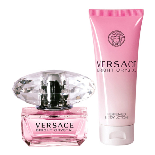 Versace Bright Crystal  zestaw - woda toaletowa  50 ml + balsam do ciała 100 ml