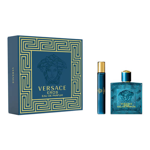 Versace Eros Eau De Parfum  zestaw - woda perfumowana 100 ml + woda perfumowana  10 ml