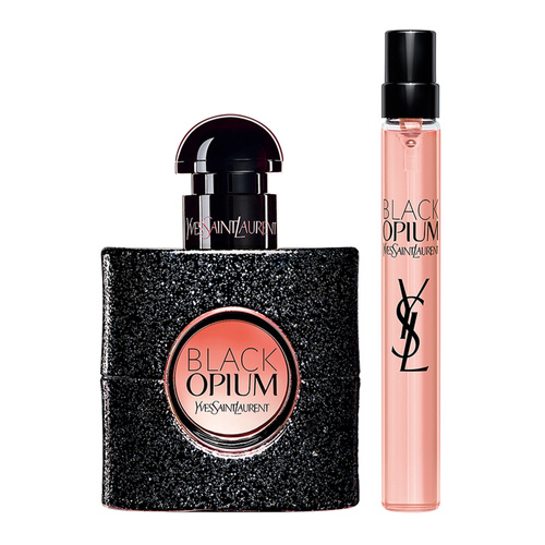 Yves Saint Laurent Black Opium  zestaw - woda perfumowana  30 ml + woda perfumowana  10 ml
