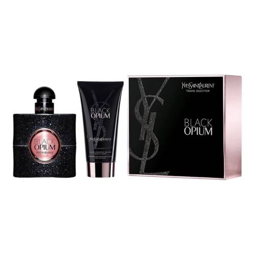 Yves Saint Laurent Black Opium  zestaw - woda perfumowana  50 ml + balsam do ciała 50 ml