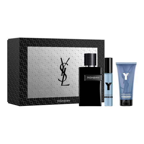Yves Saint Laurent Y Eau de Parfum zestaw - woda perfumowana 100 ml + woda perfumowana  10 ml + balsam po goleniu  50 ml