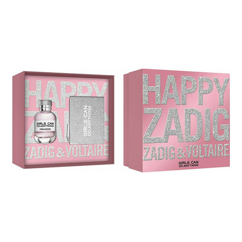 Zadig & Voltaire Girls Can Do Anything zestaw - woda perfumowana  50 ml + kosmetyczka