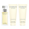 Calvin Klein Eternity for Women  zestaw - woda perfumowana  50 ml + balsam do ciała 100 ml + żel pod prysznic 100 ml